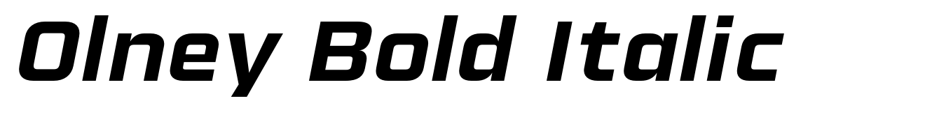 Olney Bold Italic